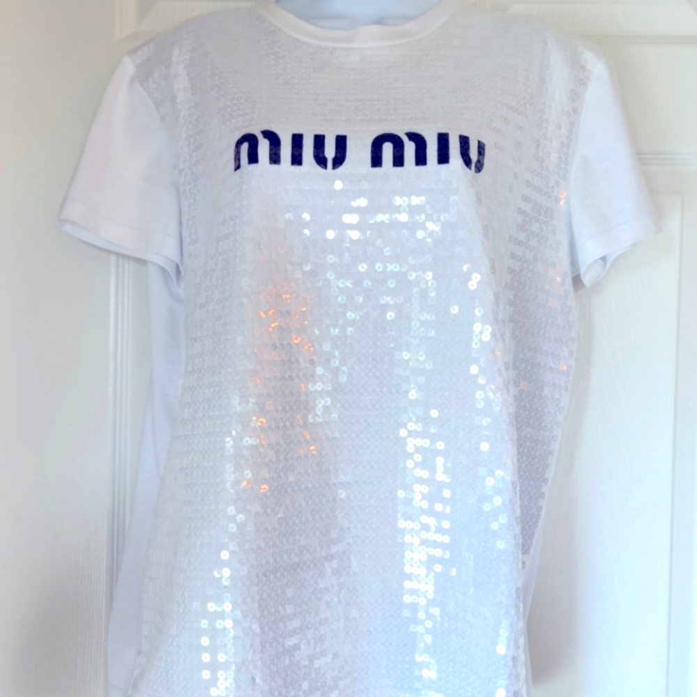 🚫SOLD🚫Miu Miu sequin top